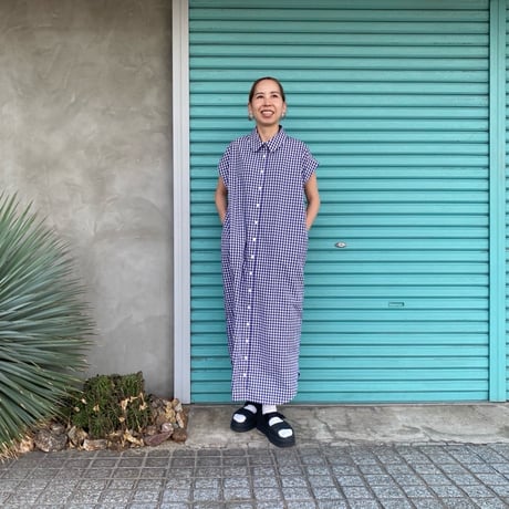 Gingham Check/One-Piece