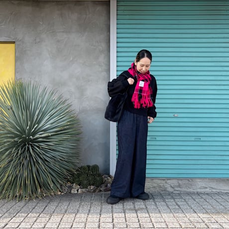 【Soft Denim /Wide Pants】