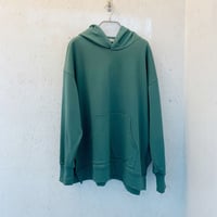 Side Slit Hoodie　antique green