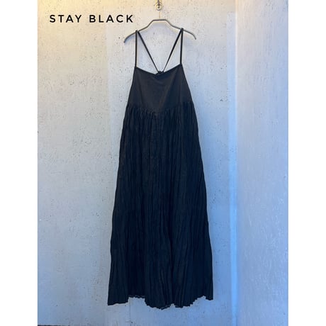【Baked Crinkle Camisole- One-Piece】c/#Stay Navy,Greige,StayBlack