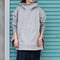 【Back Velour /  Side Slit Hoodie】