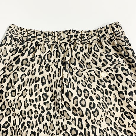 【C/N Leopard/Two-Tuck Tapered Pants】