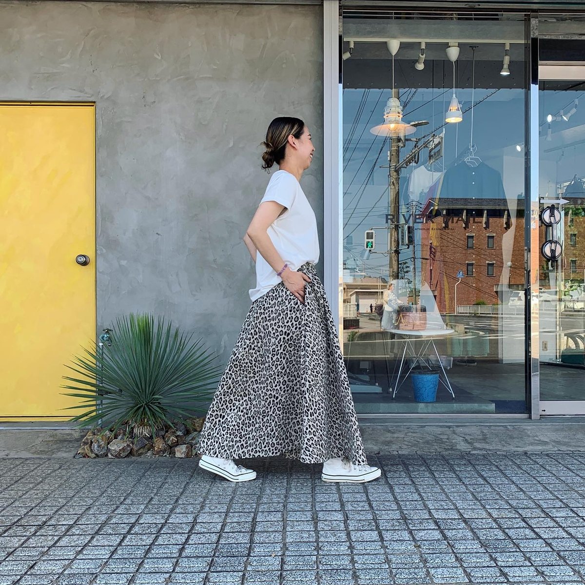 C/N Leopard/Flare Skirt】 | RIVER MAIL STORE