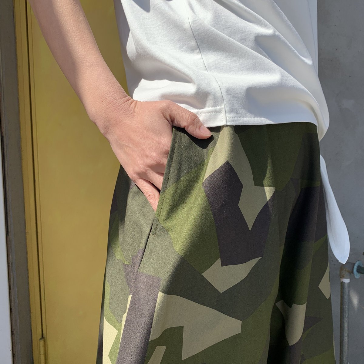 【Sweden Camouflage/Flare Skirt】 | RIVER MAIL STORE