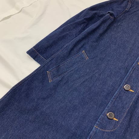 【残り各１点】Soft Denim / Aラインコート　※BLEACHのみ