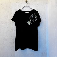 【Flower / Dolman Sleeve T-shirt】※１点のみ
