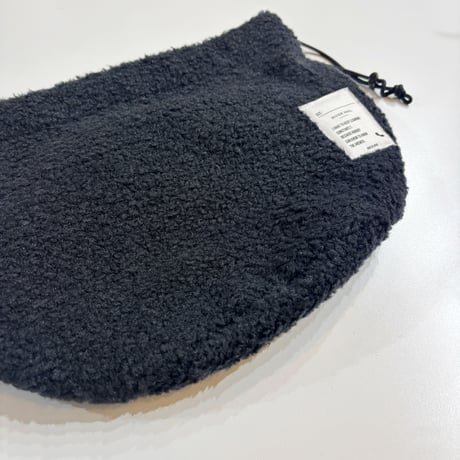 【Poodle Fleece Drawstring Bag】