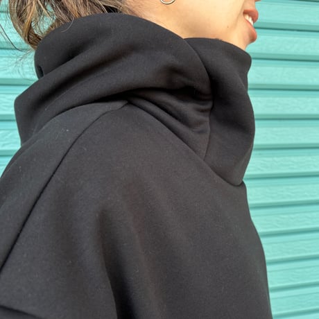 【Back Velour /  Side Slit Hoodie】