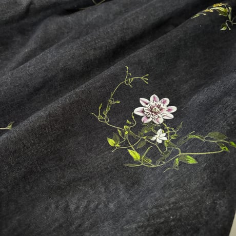 【Botanical Garden Denim / Skirt】