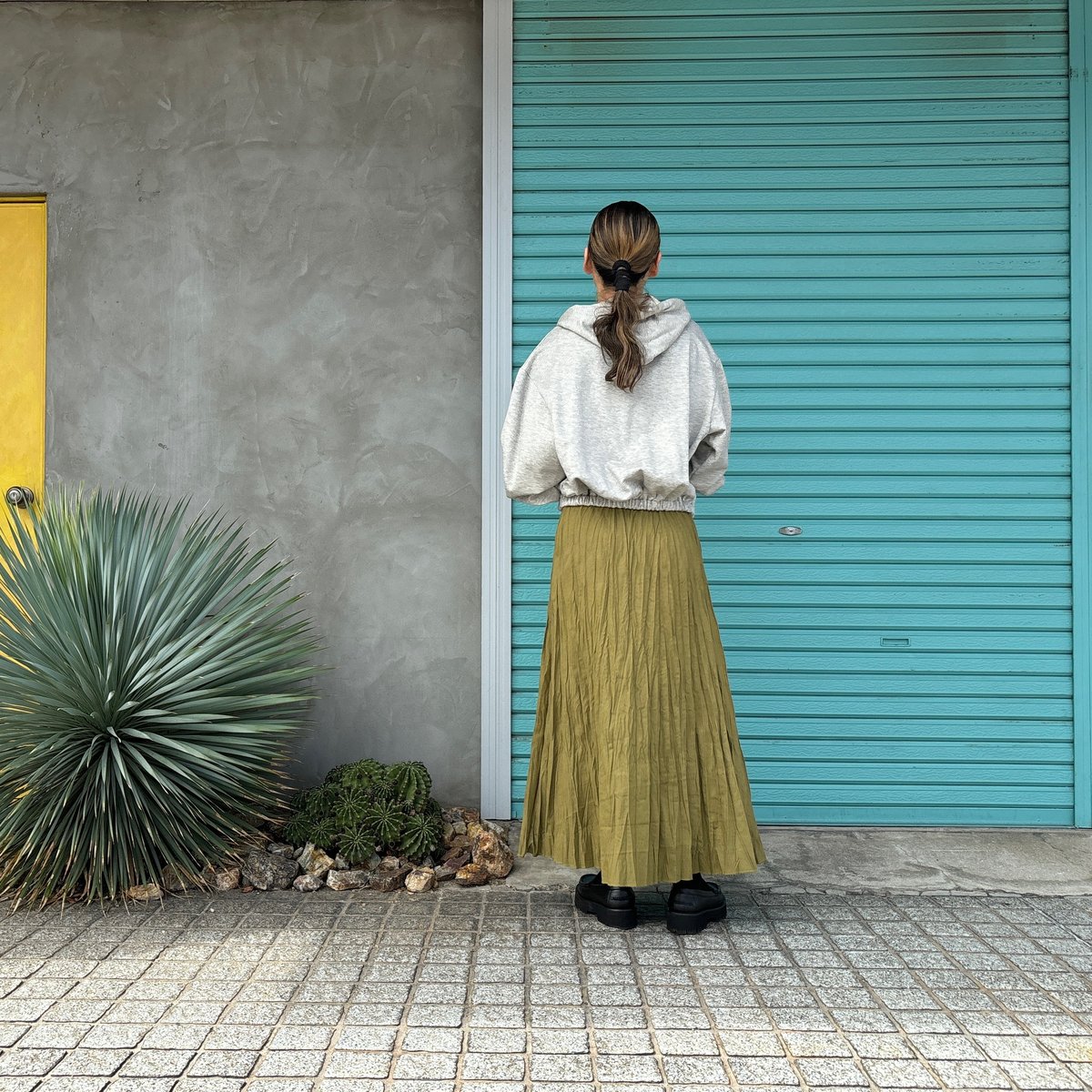 ベイクド・クリンクル・スカート】 