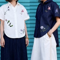 【Botanical Garden Denim / Shirt】