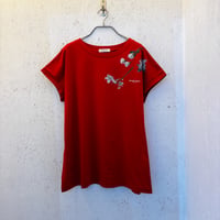 【Flower / Dolman Sleeve T-shirt】※１点のみ