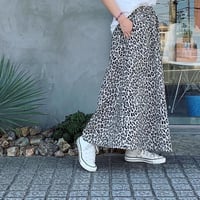 【C/N Leopard/Flare Skirt】