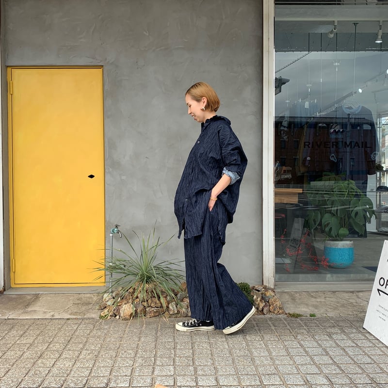 ベイクド・クリンクル・デニムパンツ】 | RIVER MAIL STORE