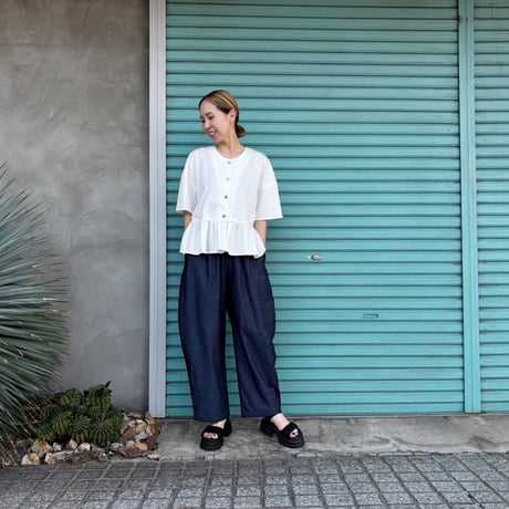【Barrel Denim Pants】