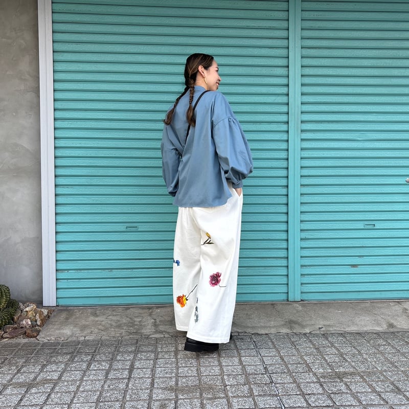ラルフローレン♡フラワーデザインホワイトジーンズ 定価3万7千 新品 ローレンラルフローレン 花柄 ジーンズ