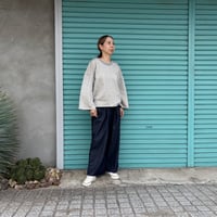 【Supima Cotton Volume Sleeve Top】