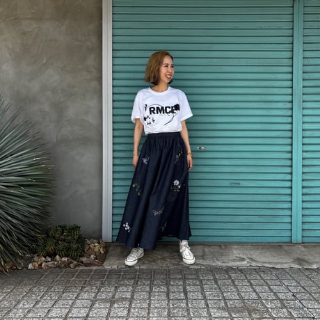 【Botanical Garden Denim / Skirt】