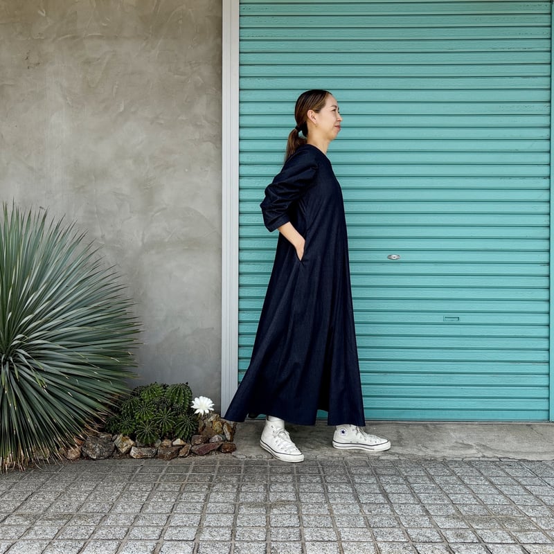 V-neck /gather 6Sleeve O.P】 | RIVER MAIL STORE