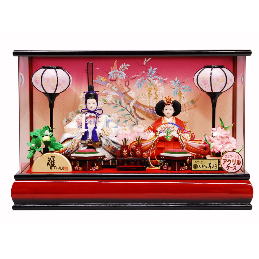 ひな人形アクリルケース 値下げ】美品ひな人形 アクリルケース