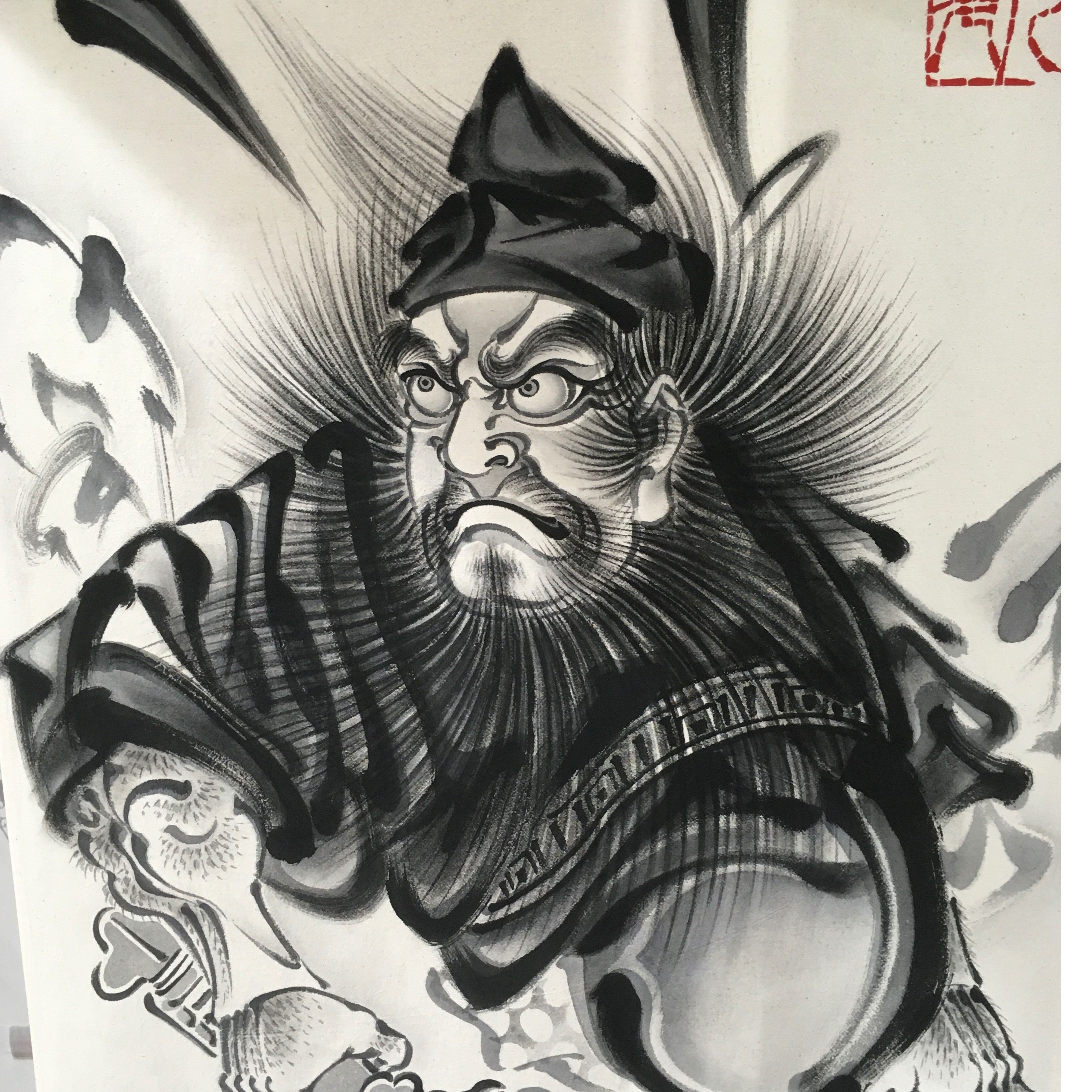 鍾馗さん 鍾馗 様 こいのぼり　いわき絵のぼり original