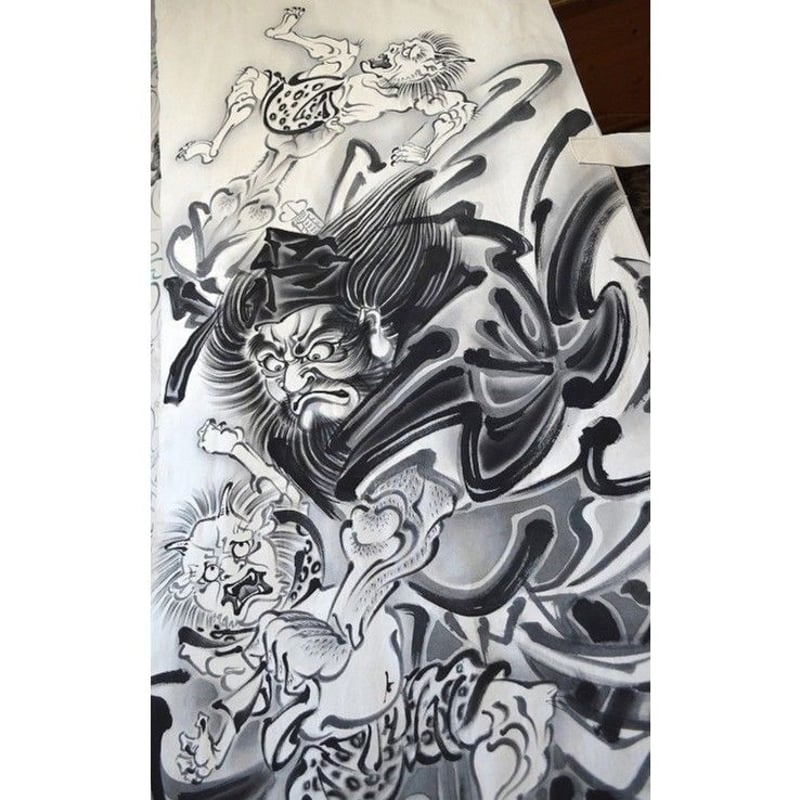 鐘馗の絵　壁掛け 2550416-81234157-06052025-