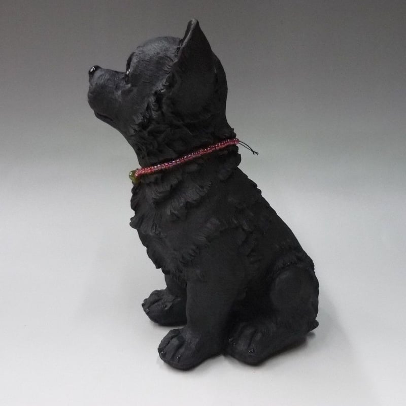 チワワ （約16.5cm） 備長炭の置物 | 人形の東月｜公式オンラインショップ