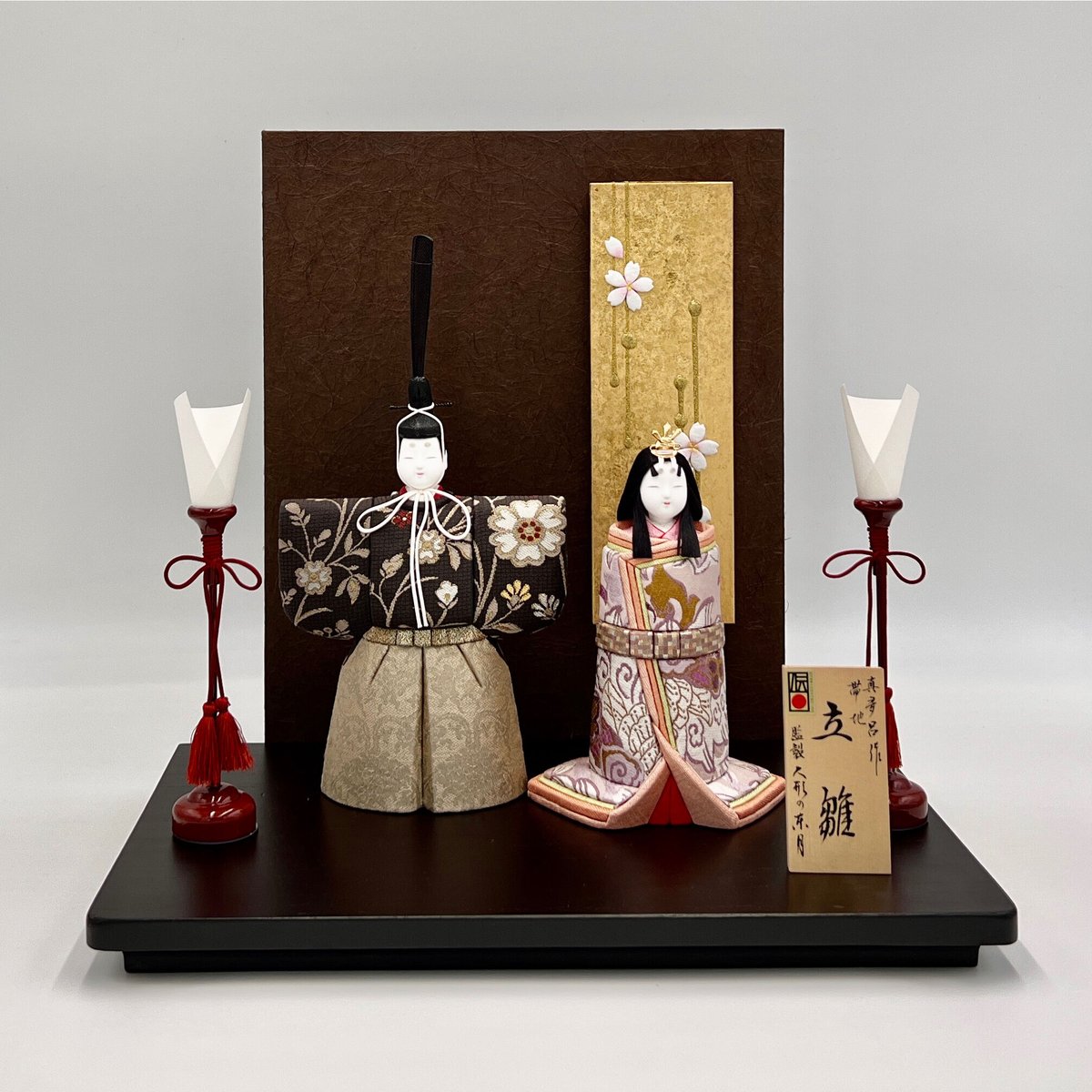 木目込み人形　雛人形　小梅立雛 人形の田辺 / 小梅立雛