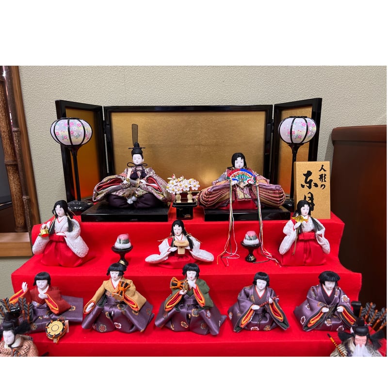 東月謹製 柳十五人 七段飾り 【WEB限定】 | 人形の東月|公式 東月謹製 柳十五人 七段飾り 【WEB限定】 | 人形の東月|公式