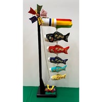 室内ちりめん鯉のぼり 小 兜付 【WEB限定】2130026 | 人形の東月