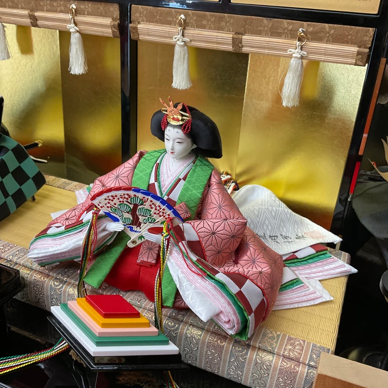 御殿飾り 人形付き 東月謹製 京十一番鬼滅柄親王 御殿