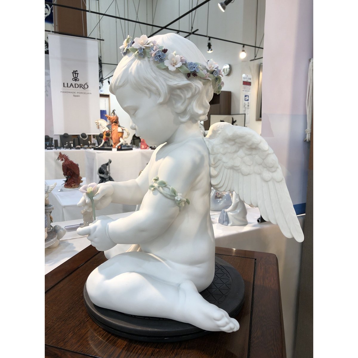 リヤドロ　‎マーガレットの花占い Yahoo!オークション - ［道］LLADRO リヤドロ ”マーガレットの花