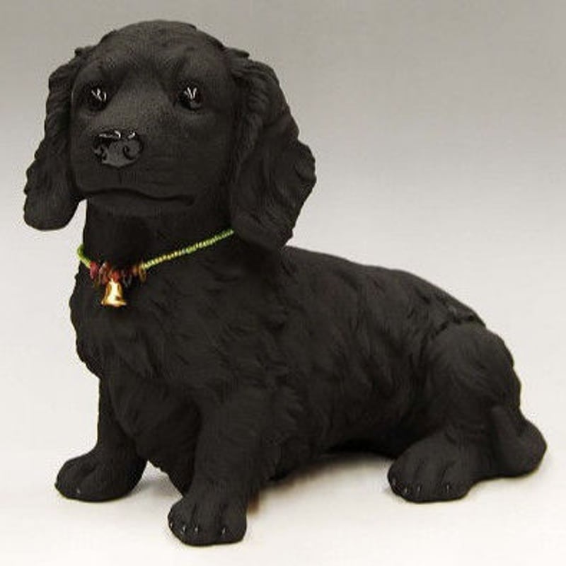 ミニチュアダックス（ロング）（約25cm）備長炭 | 人形の東月｜公式