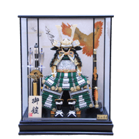 6号長鍬形沢瀉緑縅鎧【WEB限定】0560012