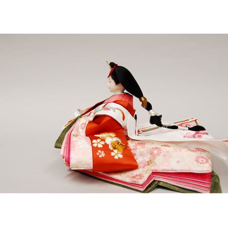 東月謹製　炭胴　三五　川俣正絹梅刺繍　木目唐草　親王飾り