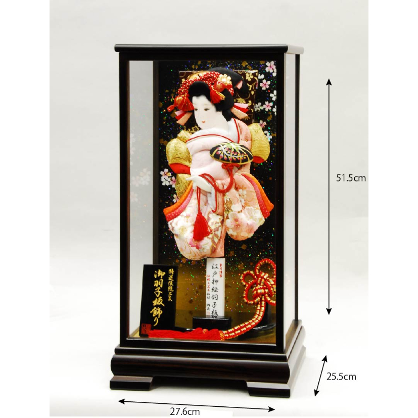 壁掛羽子板　東玉　10号　本つげかんざし　振袖 fit=scale-down,w=1200