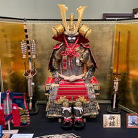東月謹製 着用金箔押赤糸縅大鎧　【WEB限定 御祝い価格】