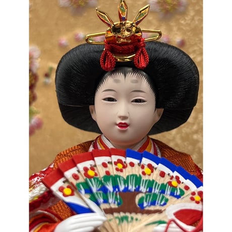 東月謹製　柳　金襴親王　黒溜塗収納飾り【WEB限定販売】