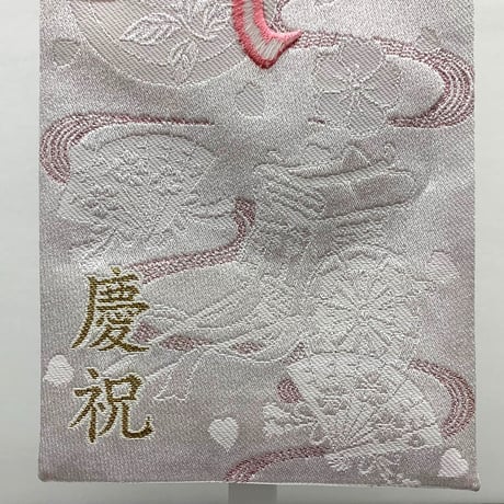 名前旗　親子うさぎ　白　特小　高さ40.5cm