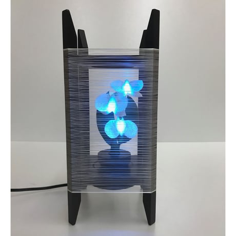 盆提灯　絹の舞　胡蝶蘭　LEDカラー　【オンライン特別価格】