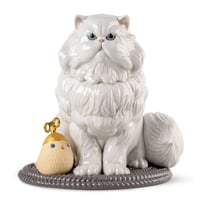 ペルシャ猫とおもちゃ