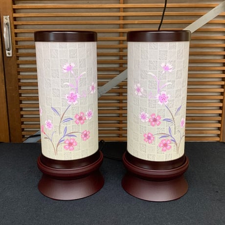 盆提灯　創作行灯　花音　一対(2本)　【送料無料】【web特別価格】