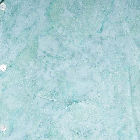 "Aquamarine Frost" - Made in Hawaii - 100% Rayon - 02010