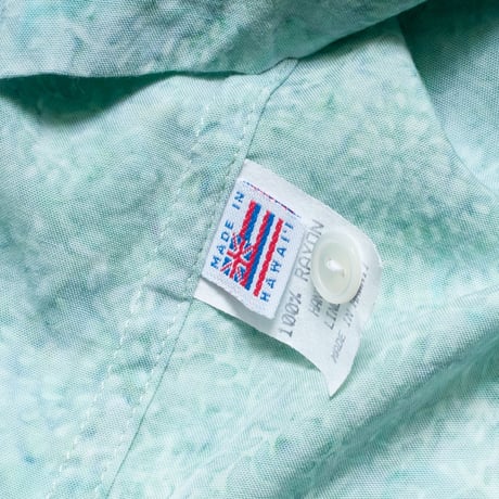 "Aquamarine Frost" - Made in Hawaii - 100% Rayon - 02010