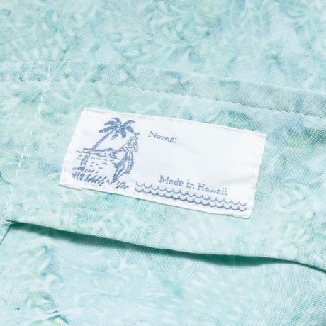 "Aquamarine Frost" - Made in Hawaii - 100% Rayon - 02010