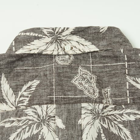 Hawaiian Button Down Shirts - Palm Trees  / Made in Hawaii U.S.A. (60)