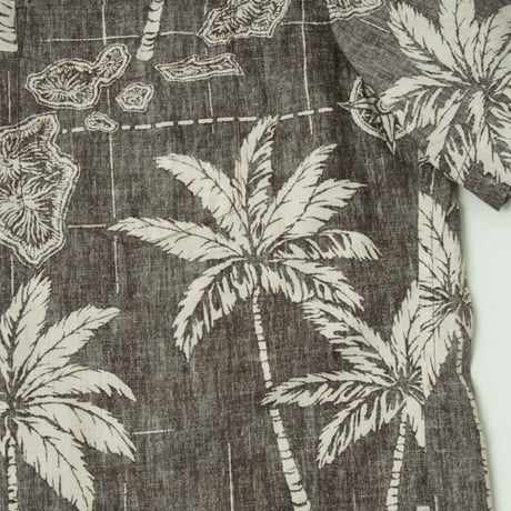 Hawaiian Button Down Shirts - Palm Trees  / Made in Hawaii U.S.A. (60)