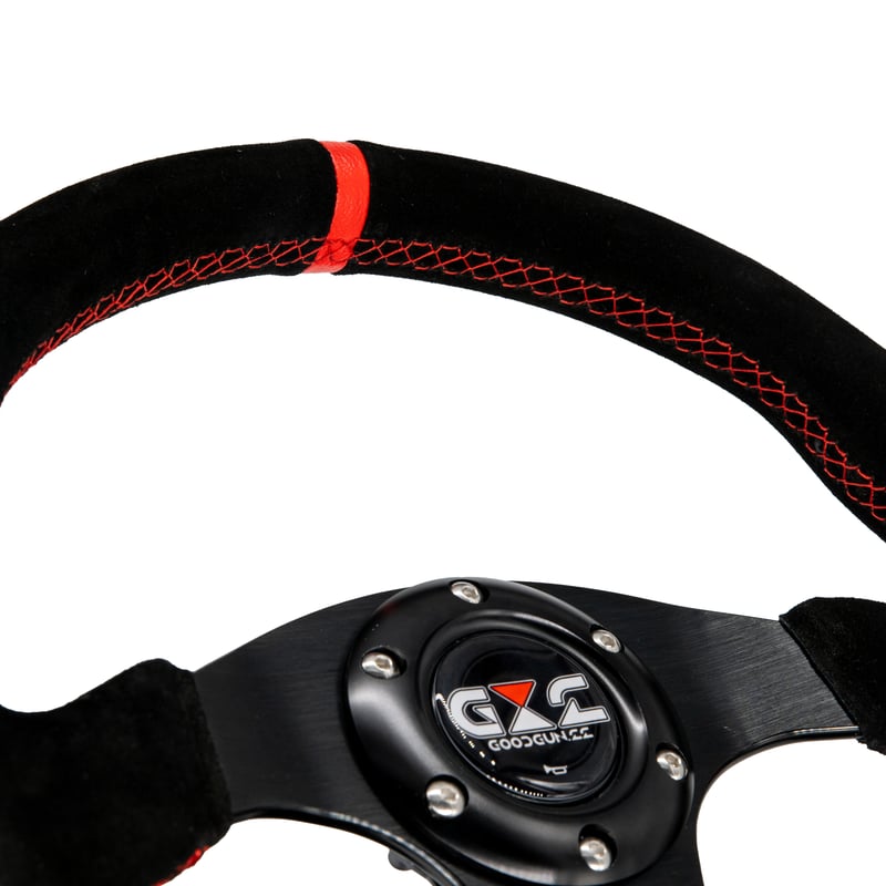 GoodGan Dシェイプステアリング Yahoo!オークション - GoodGunオリジナル バックスキンDシェイプ
