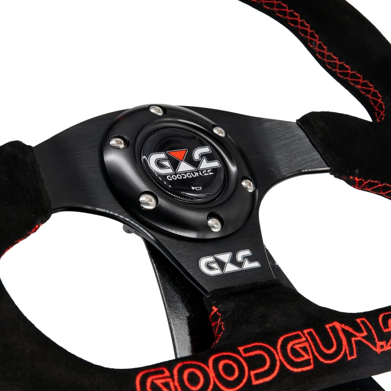 GOODGUN ホワイトレザー ステアリング ESB online shop - エアロパーツ開発・製造・販売 - 【 GoodGun×CLS