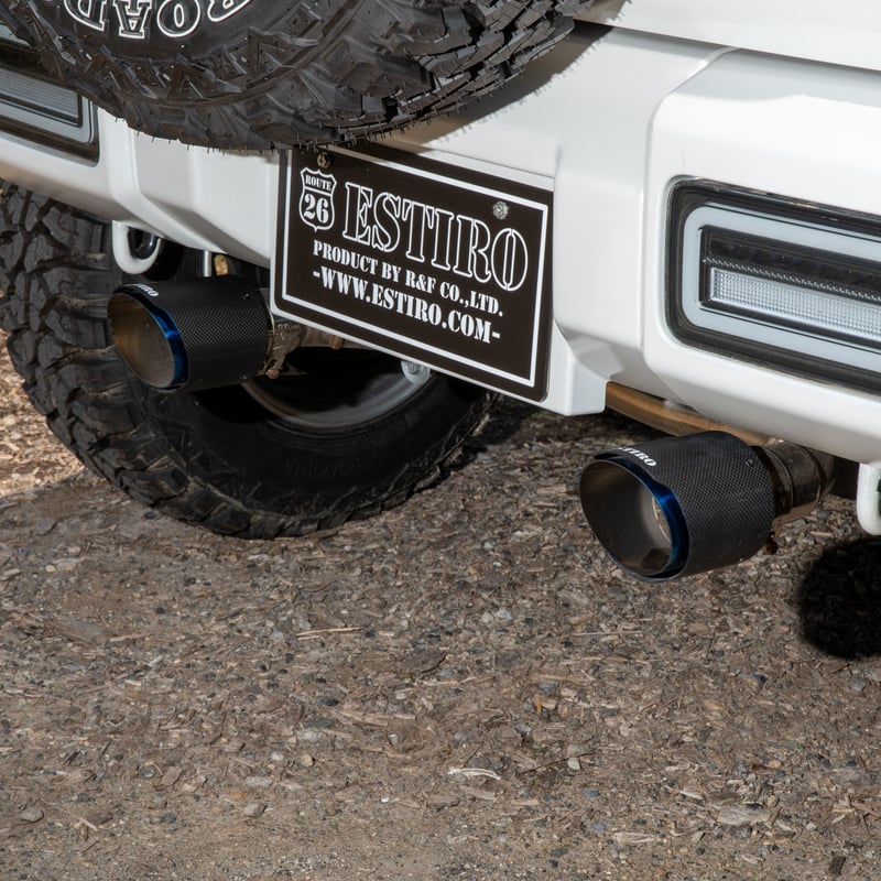 ESTIRO ジムニー・ジムニーシエラデュアルマフラー (JB64/JB74) | Good  
